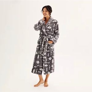 Women’s Sonoma Long Plush Robe Size M